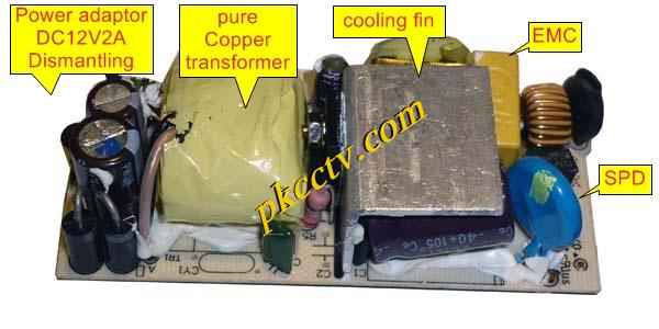 Camera power adapter PKA12V2A USA wallmout PCB board