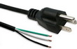 3 peeled tail AC LINE USA AC Power cord